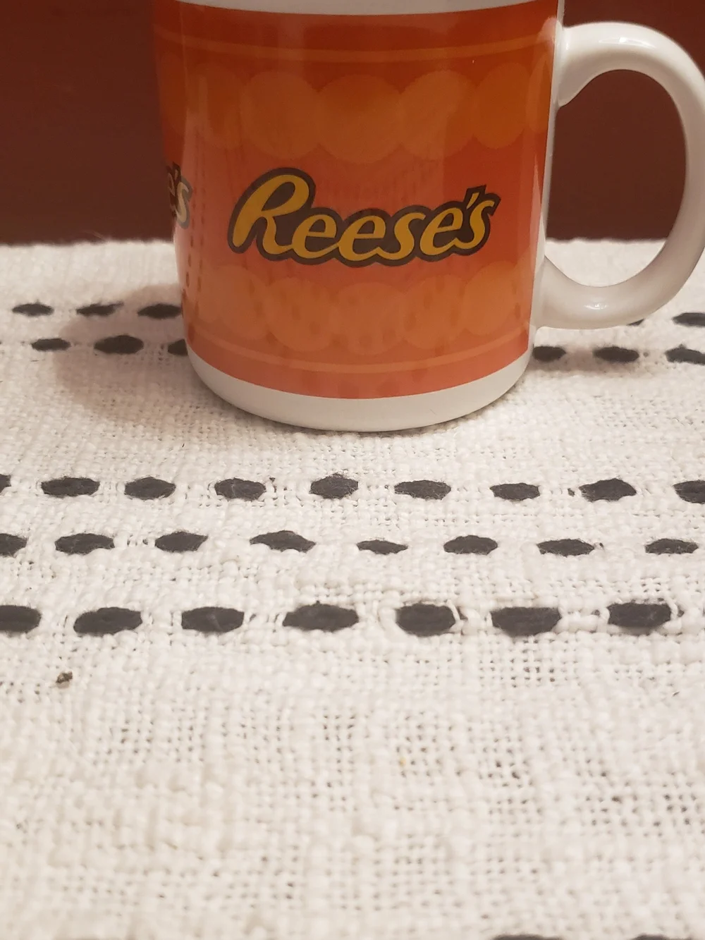 Reeses Orange Ceramic Coffee Mug - Branded